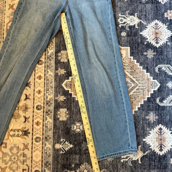 American Eagle High-Waist Straight Leg Paper Bag Denim Jean’s Women’s 4 Short - Picture 12 of 12